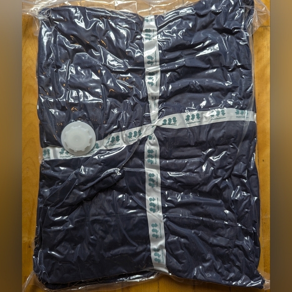 Bamboo Toddler Blanket - Navy Blue - Picture 1 of 2